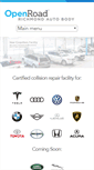 Mobile Screenshot of openroadautobody.com